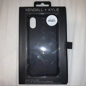 Kendall + Kylie Black iPhone X Case